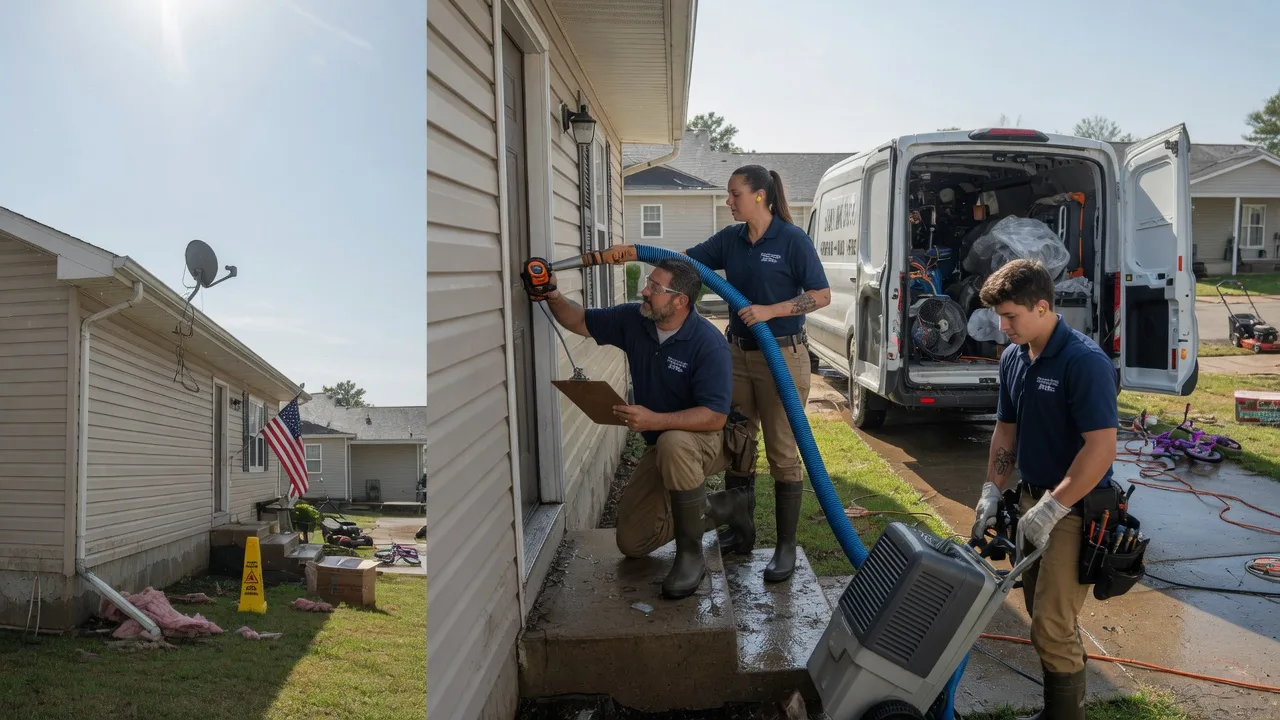Ceiling Water Damage Restoration in Reynoldsburg, OH near me